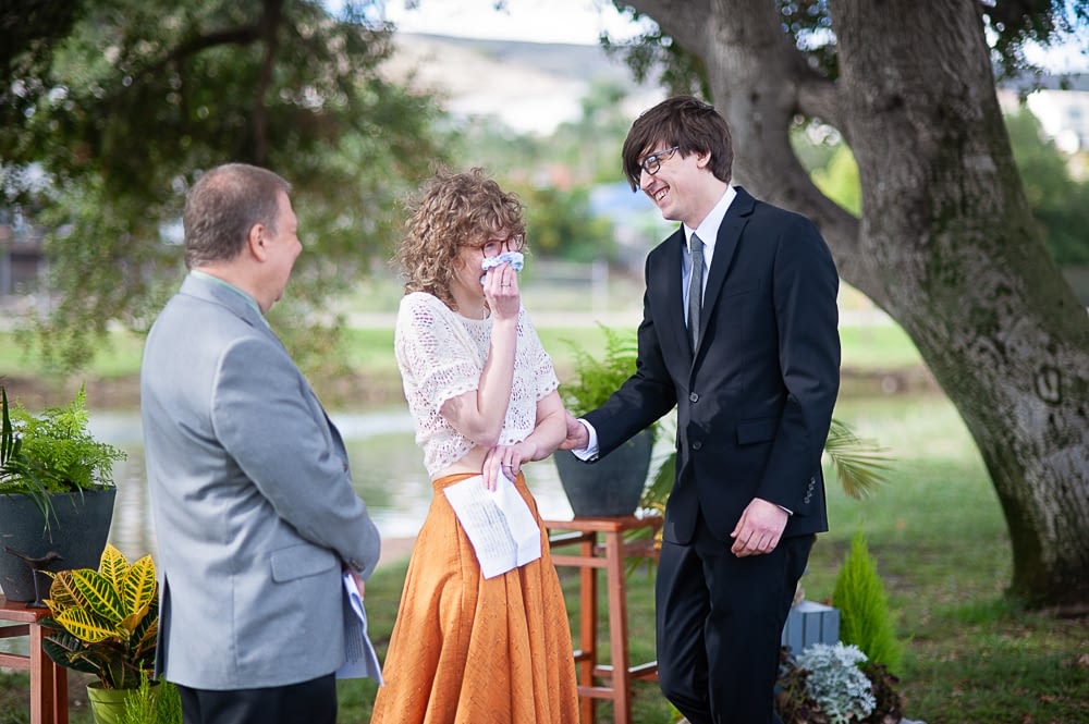 Wedding Vows and a Sweet Moment