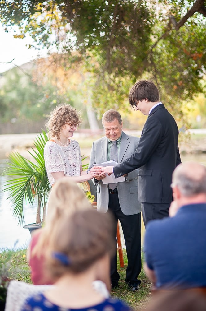 Nicole Putting on Marcus' Wedding Ring