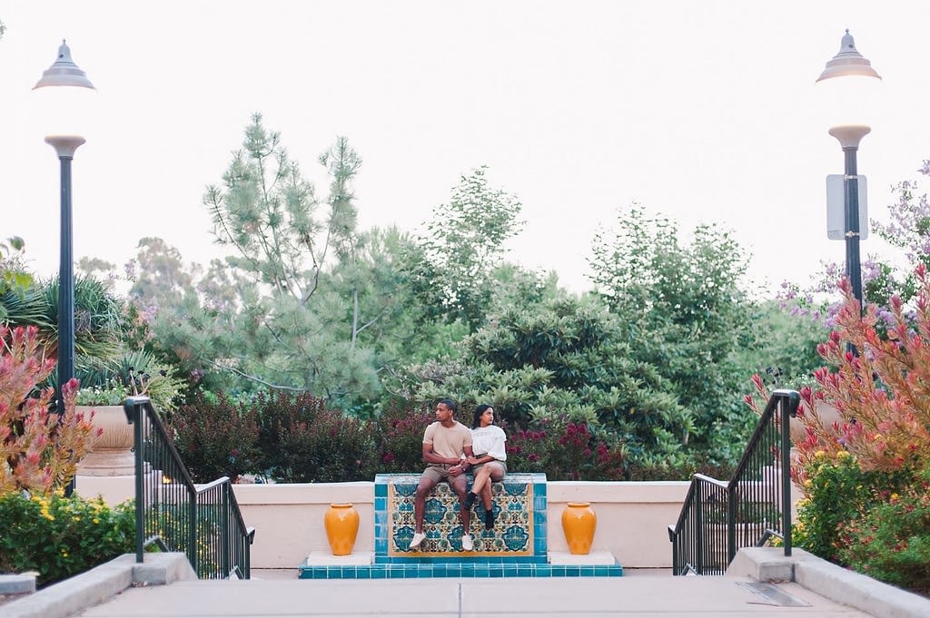 Chalani & Keith's Chic Balboa Park Engagement Session