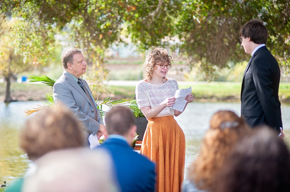 Intimate Lakeside Wedding Moment